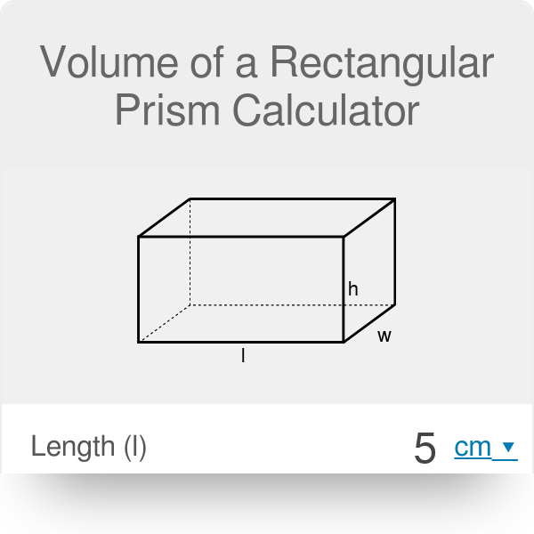 rectangular prism calculator