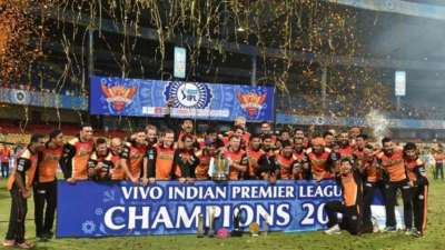 sunrisers hyderabad ipl winners