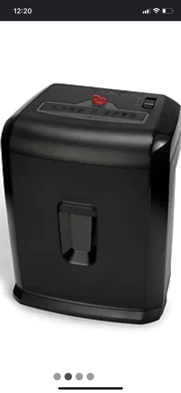 staples paper shredder