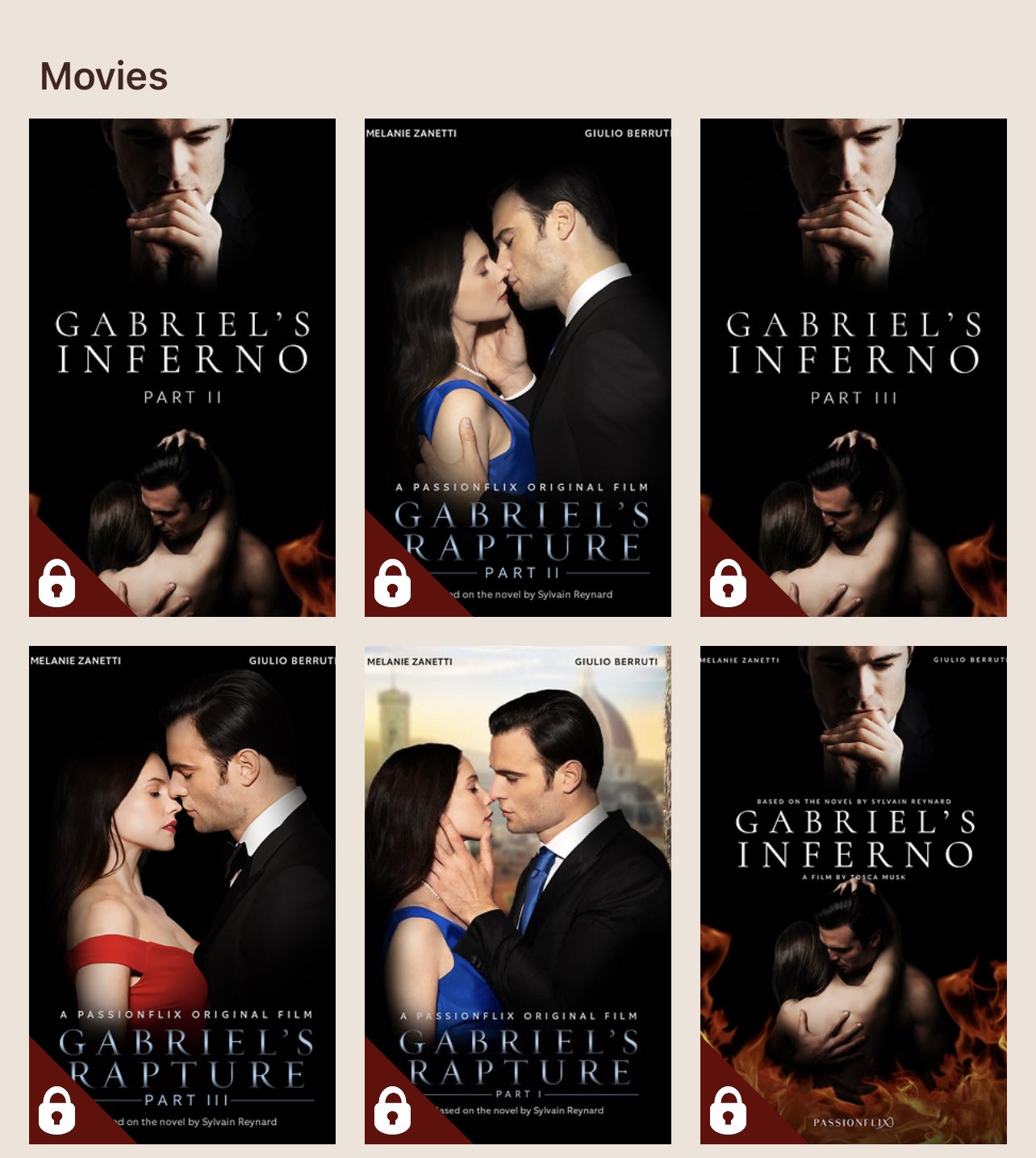 gabriels inferno in order movies