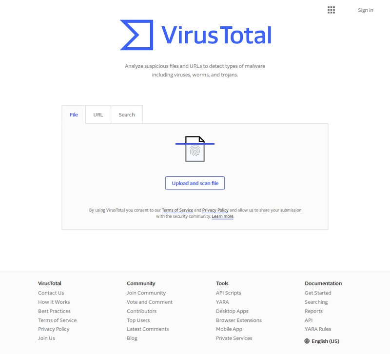 virus totoal