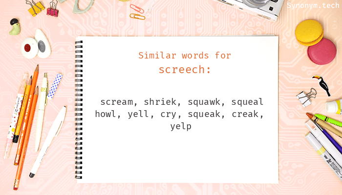 screech thesaurus