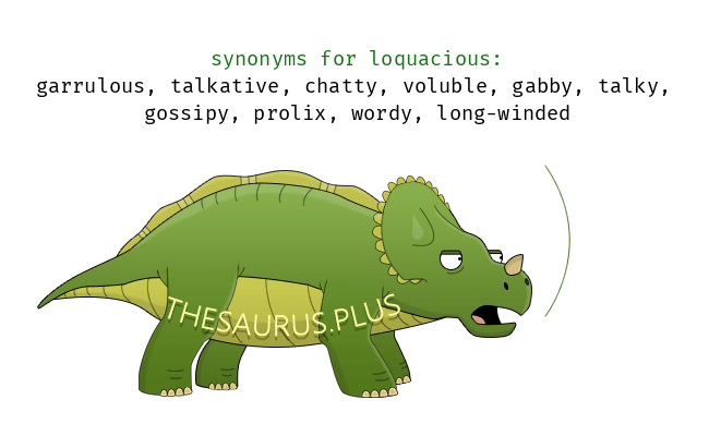 synonym of loquacious