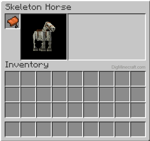 how to put a saddle on a skeleton horse