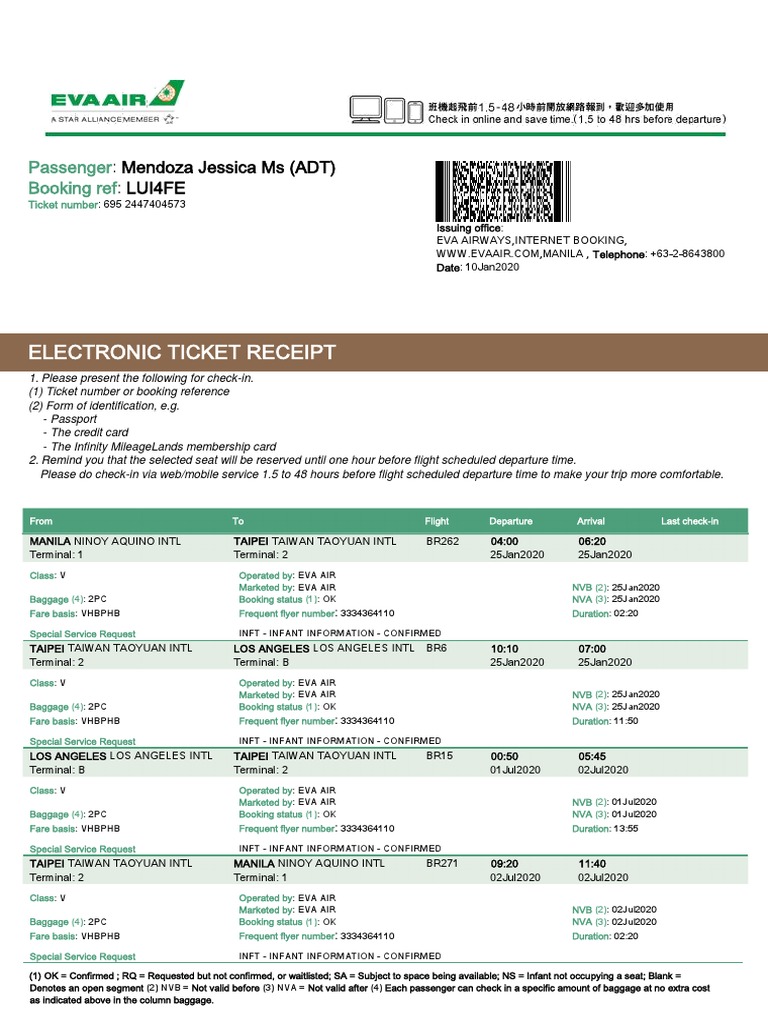 eva air book ticket