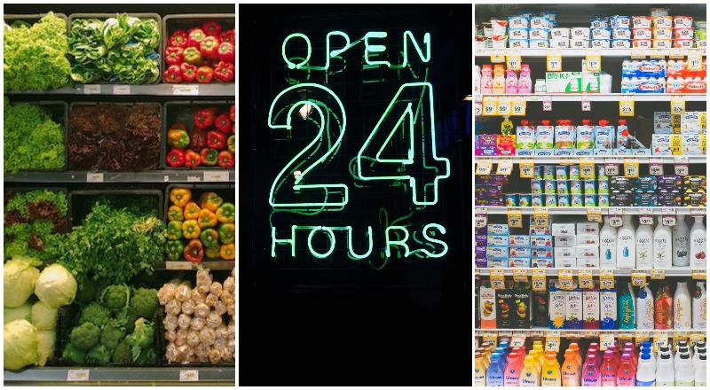 24 hour grocery store near me