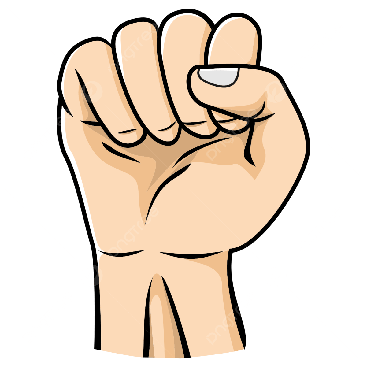 hand fist clipart