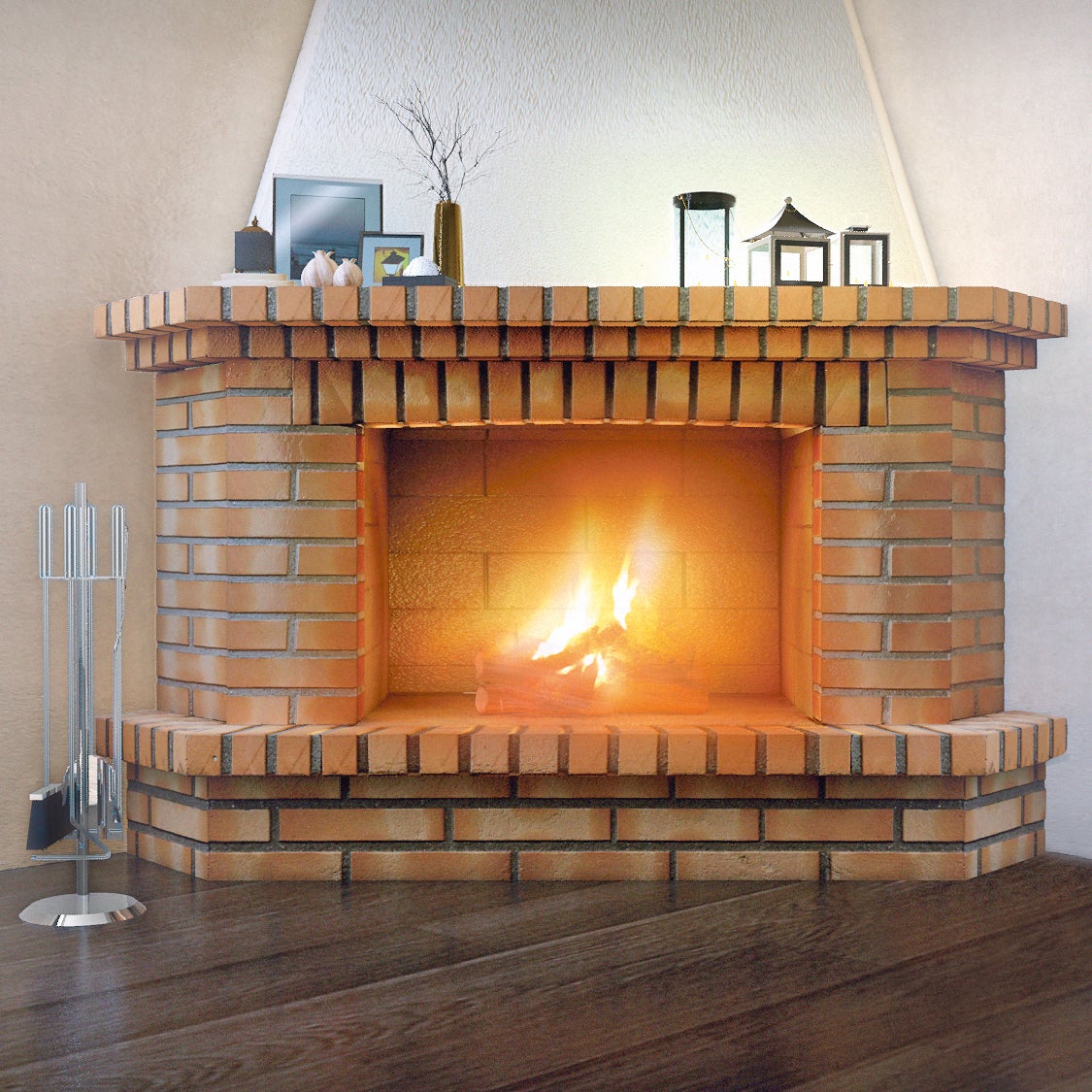 ladrillo chimeneas rusticas