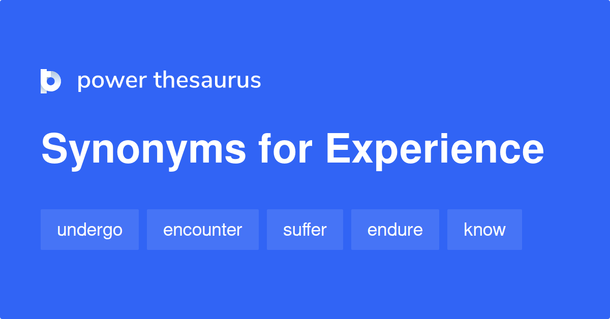 thesaurus to experience