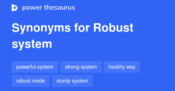 thesaurus robust