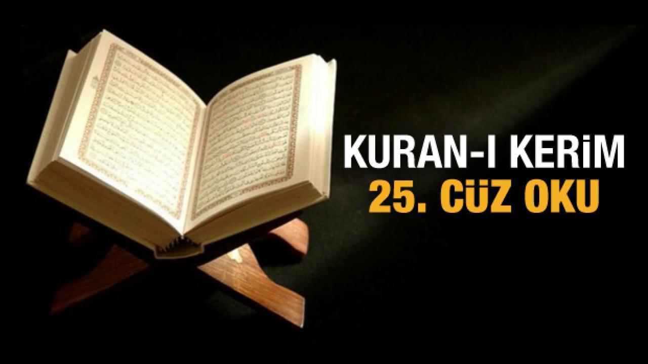 25 cüzün son sayfası