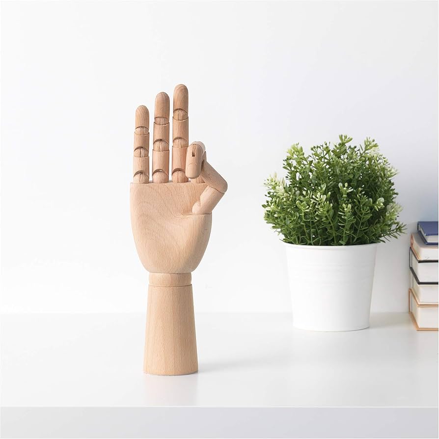 ikea wooden hand