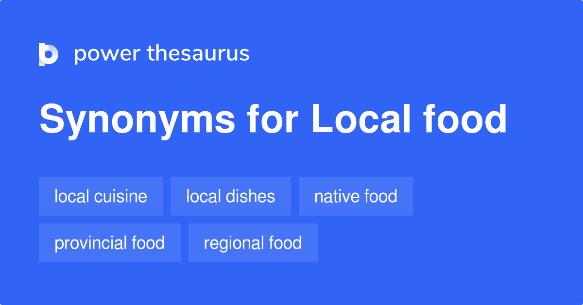 synonyms for food