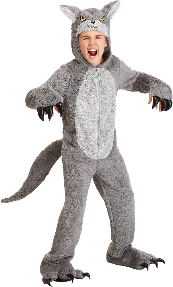 childrens wolf costume