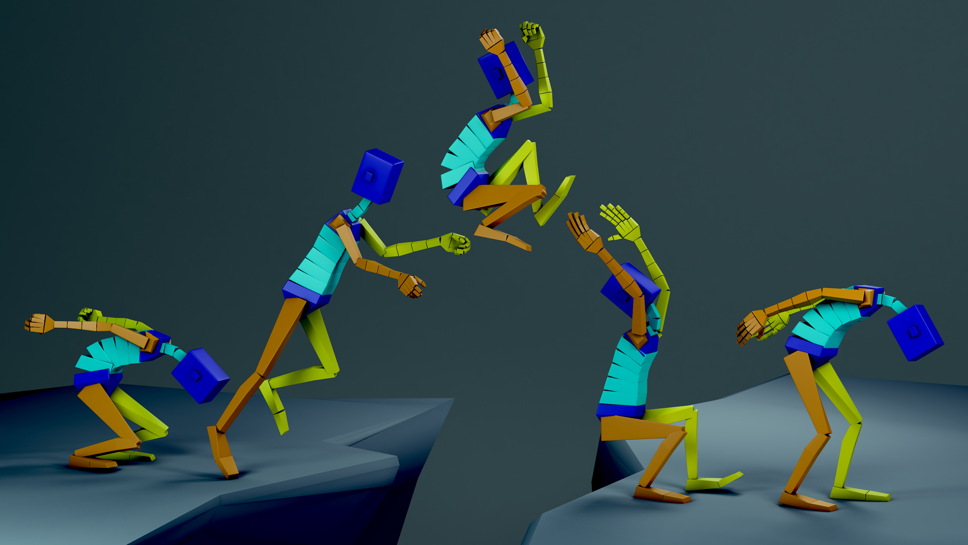 jump cycle poses