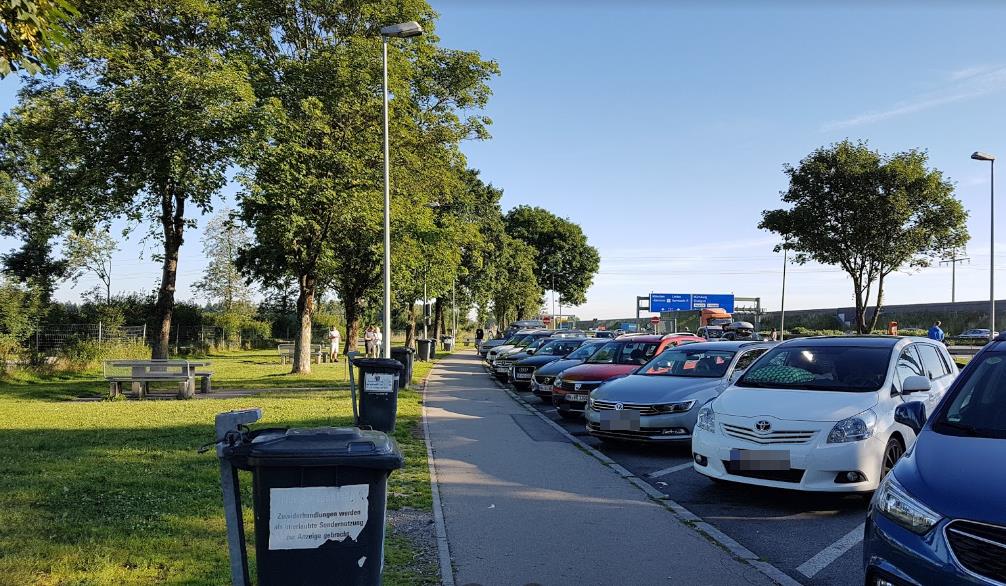 parkplatz cruising