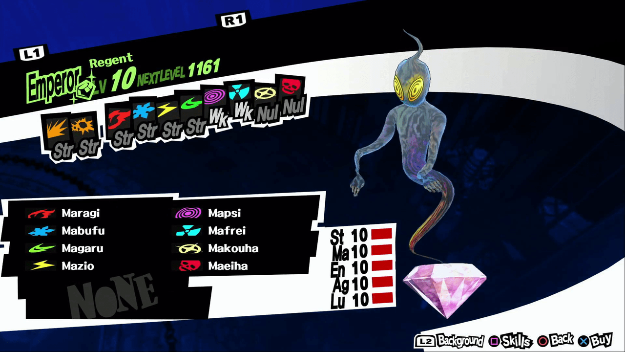 emperor regent persona 5