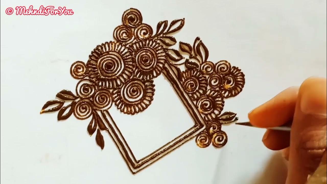 simple mehndi design patches