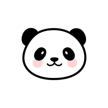 panda head clipart