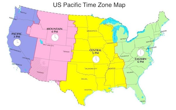 what time is is pacific time