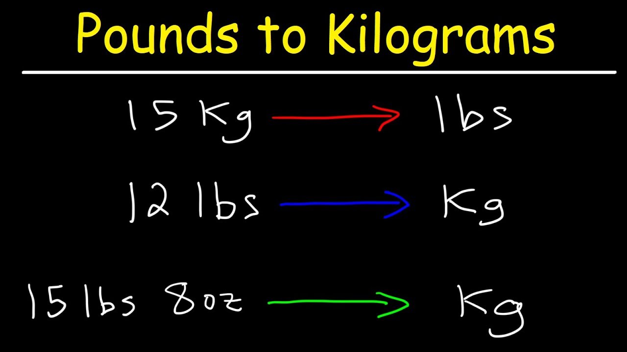 how many lbs in a kg