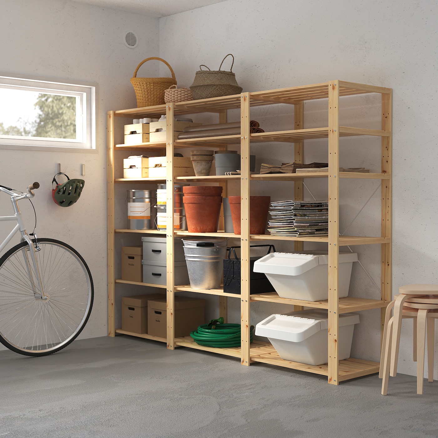 storage shelves - ikea