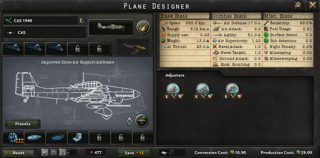 hoi4 fighter design