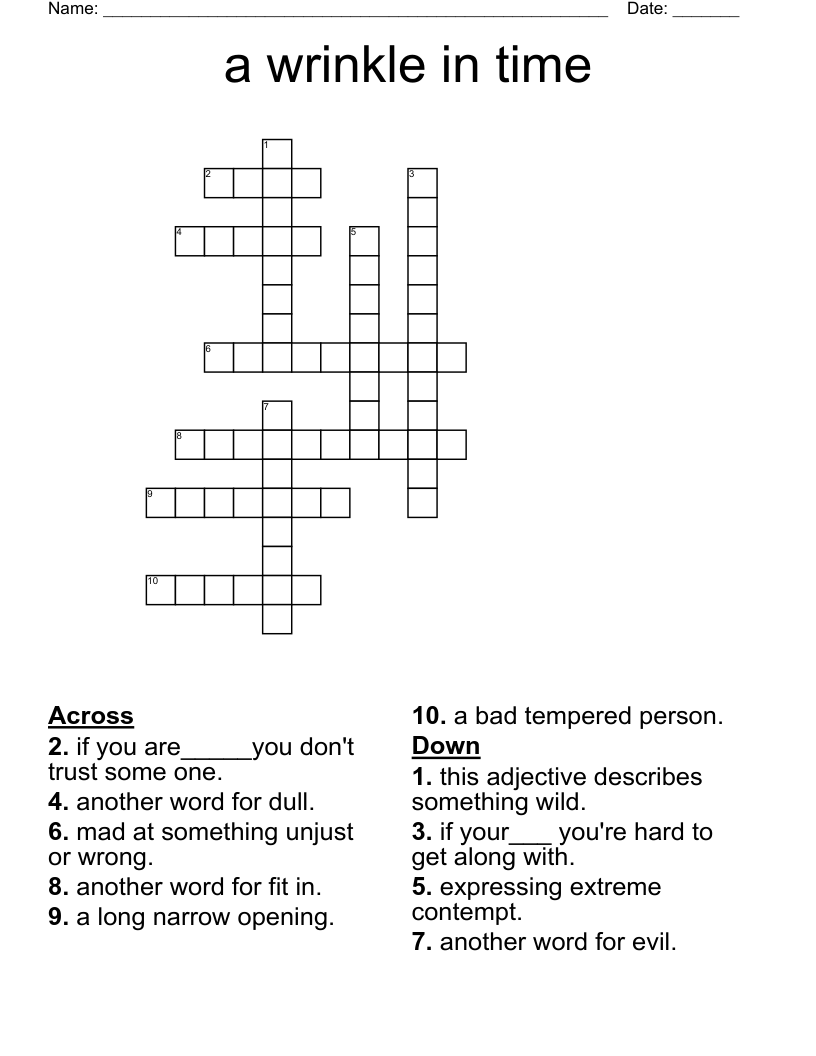 narrow opening crossword