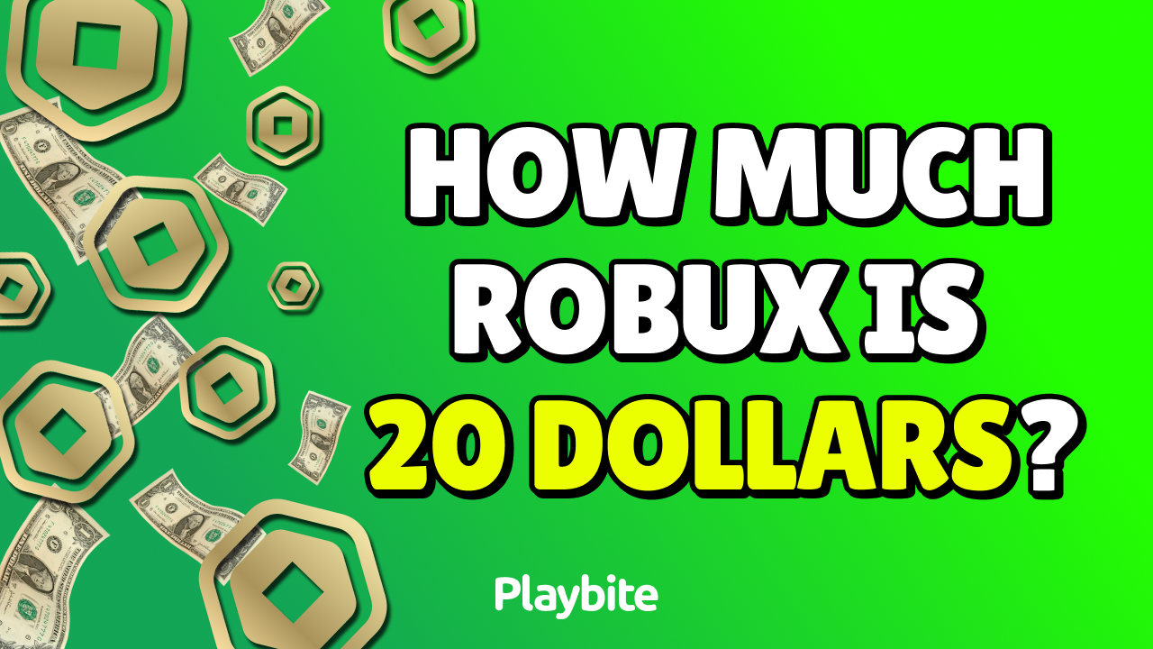 how much is 20 dollars in robux