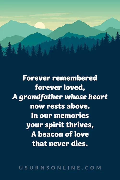 poems for a grandfathers funeral