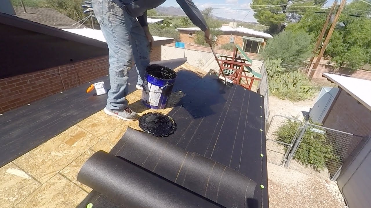 install roof felt