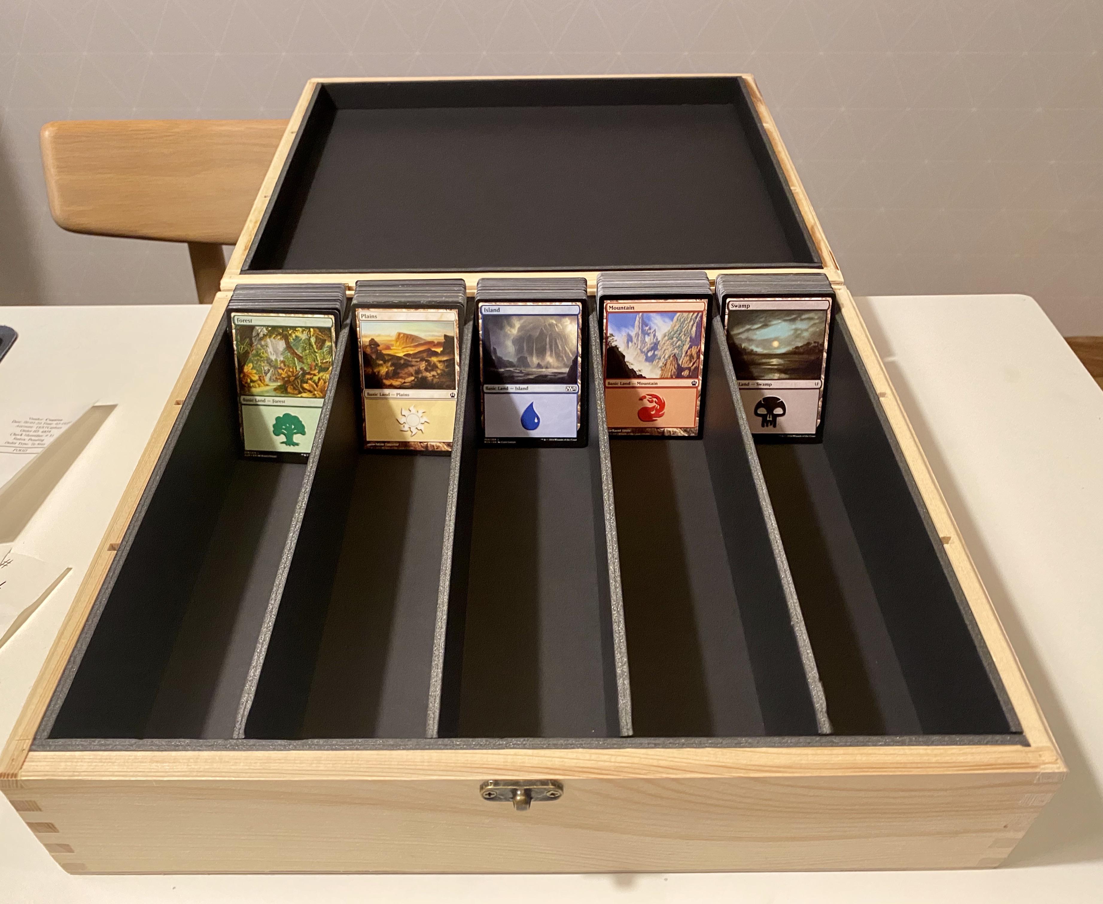 mtg card storage box