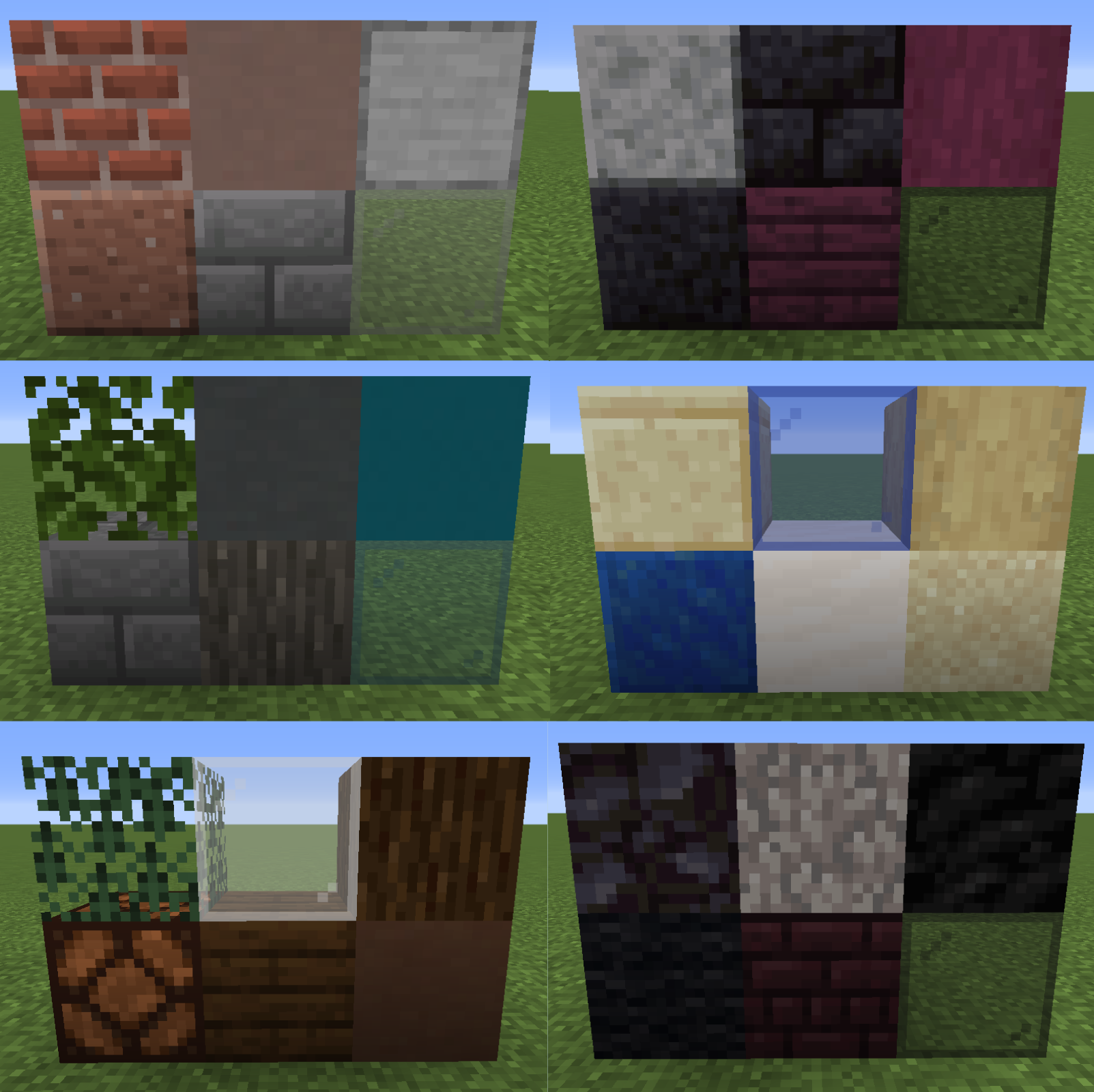 block palette minecraft