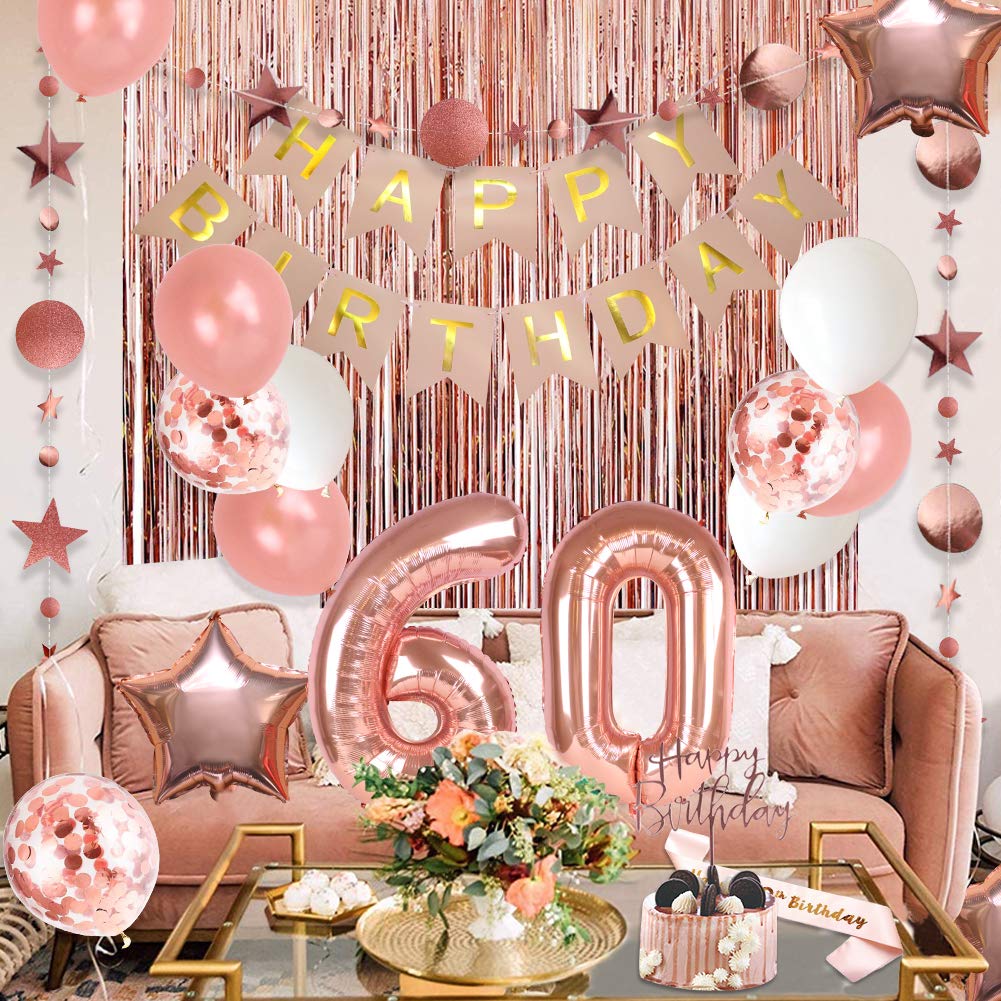 ideas para decorar fiesta de 60 años