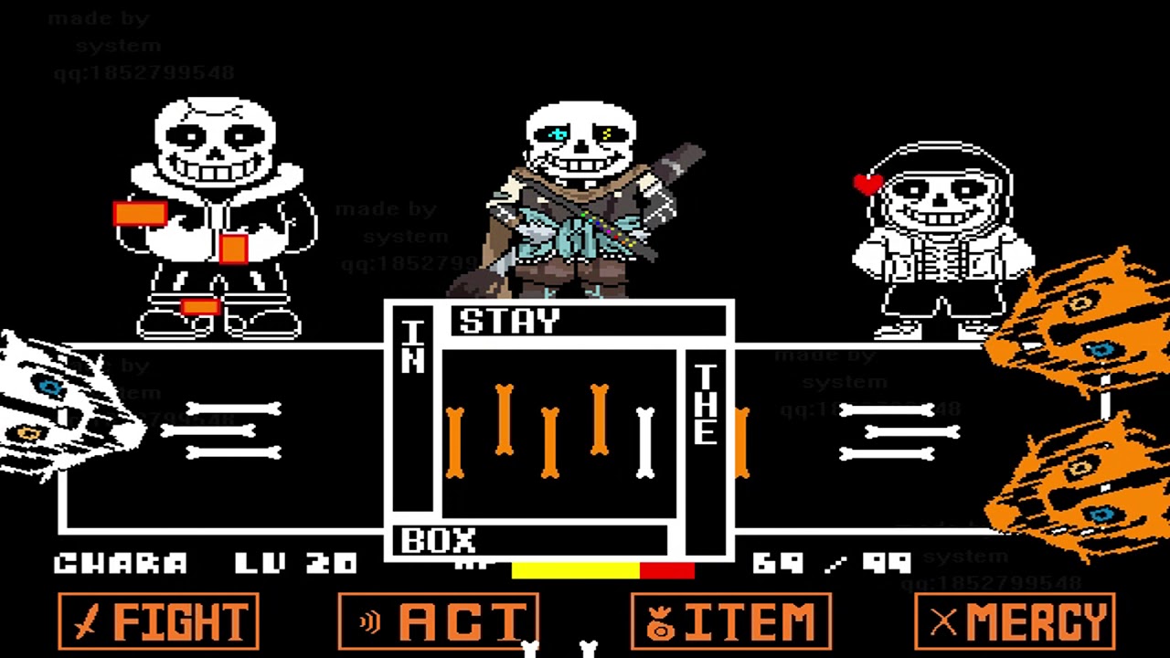 undertale games sans fight