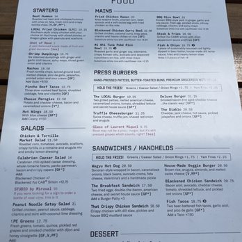 local public eatery barclay menu