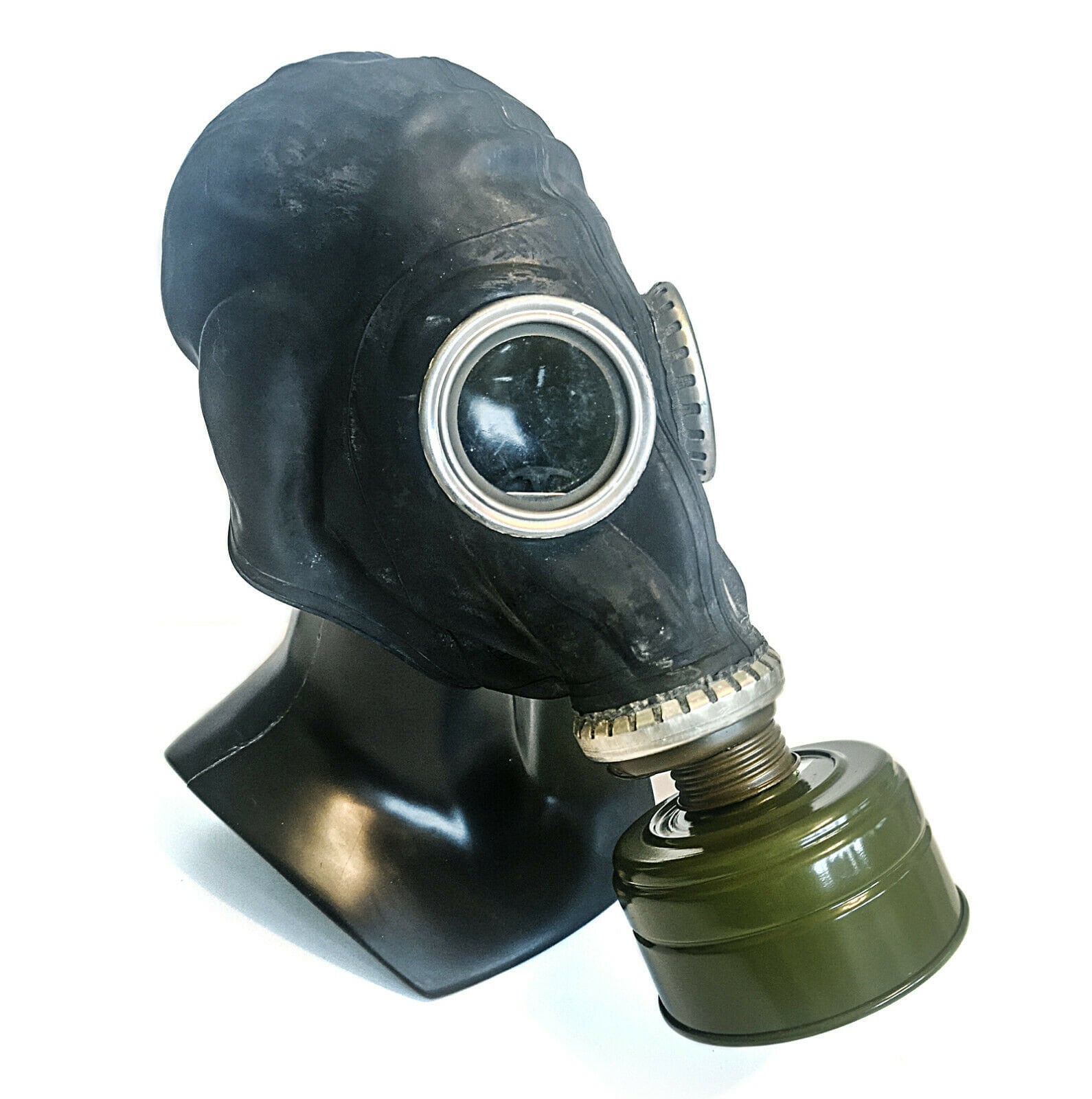 russian gas mask black