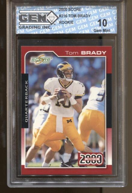 tom brady rookie card value ebay