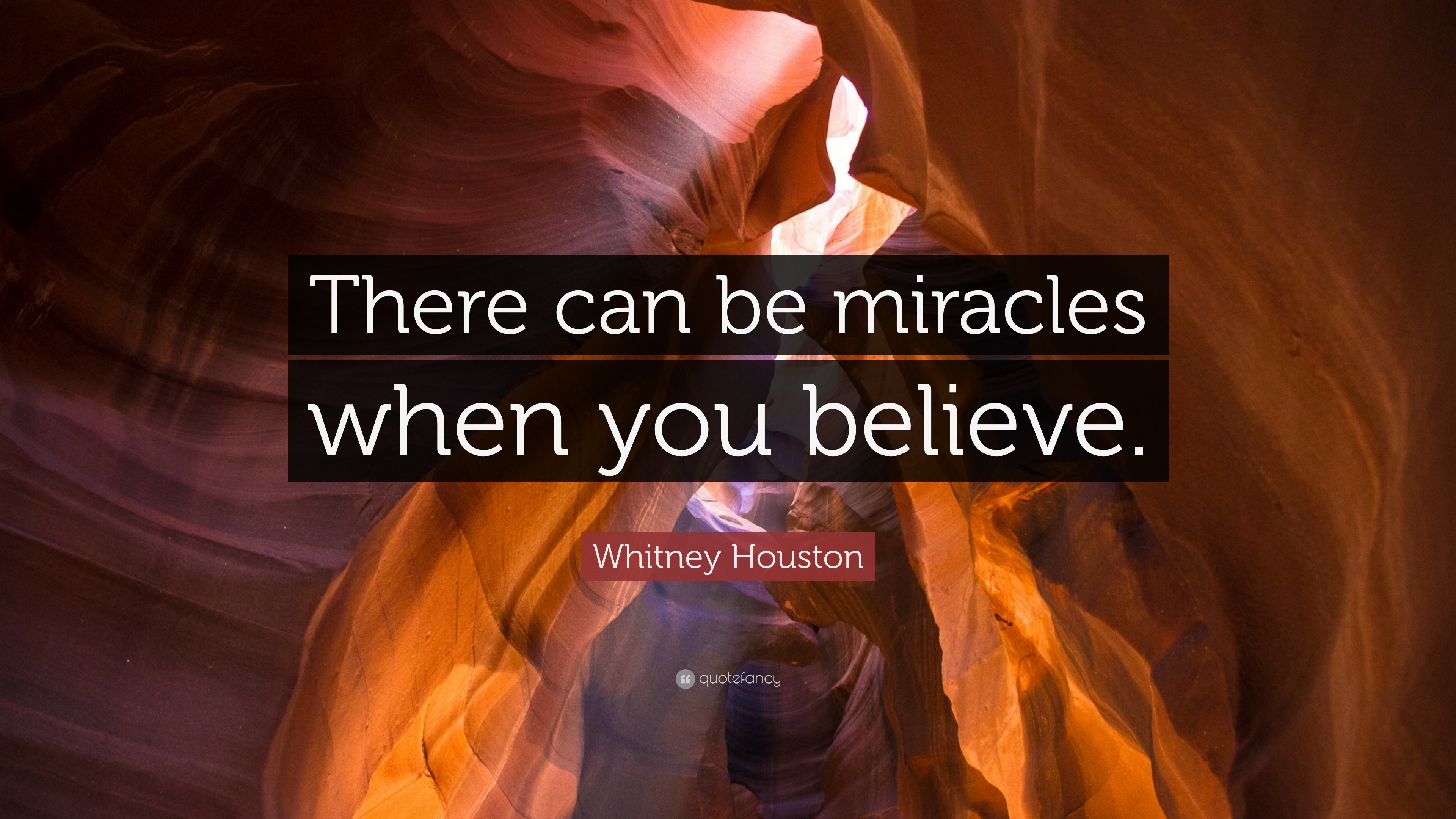 whitney houston there can be miracles