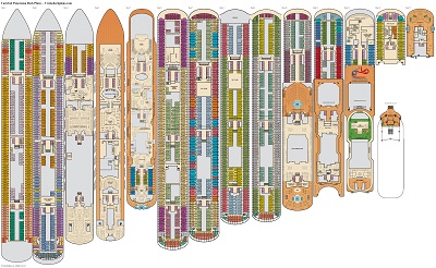 deck plans for carnival pride