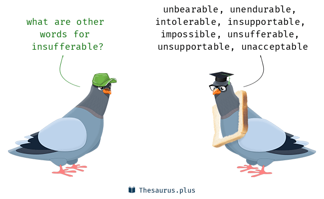 insufferable definition