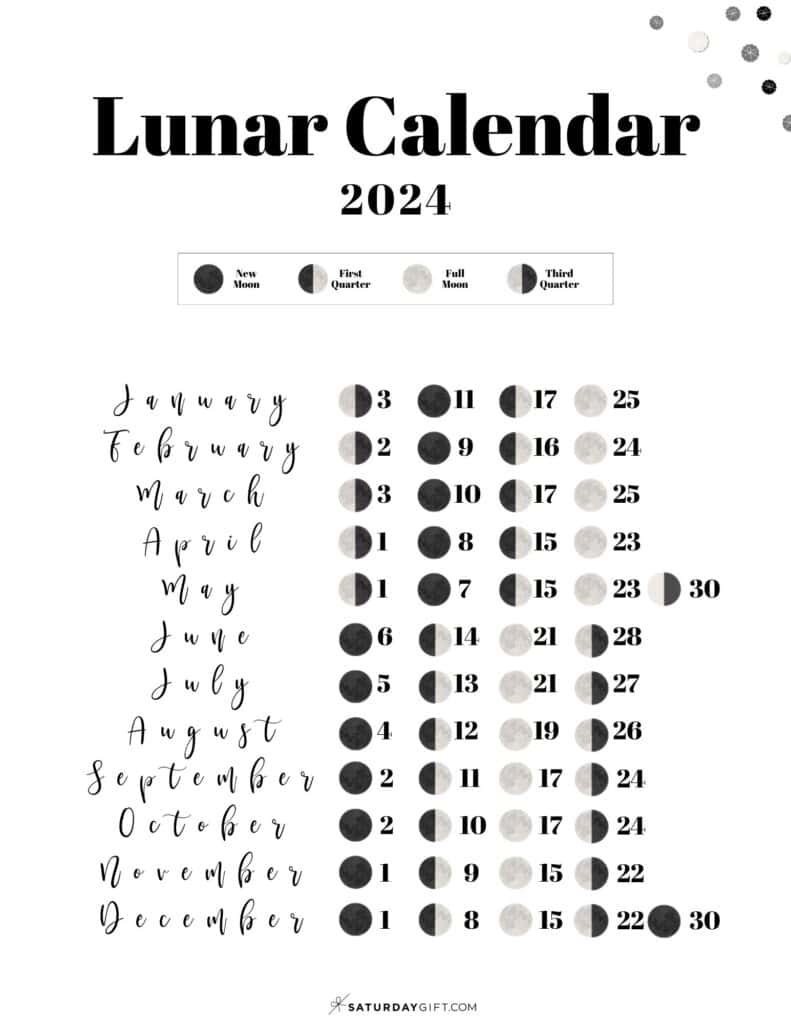 lunar phase calendar