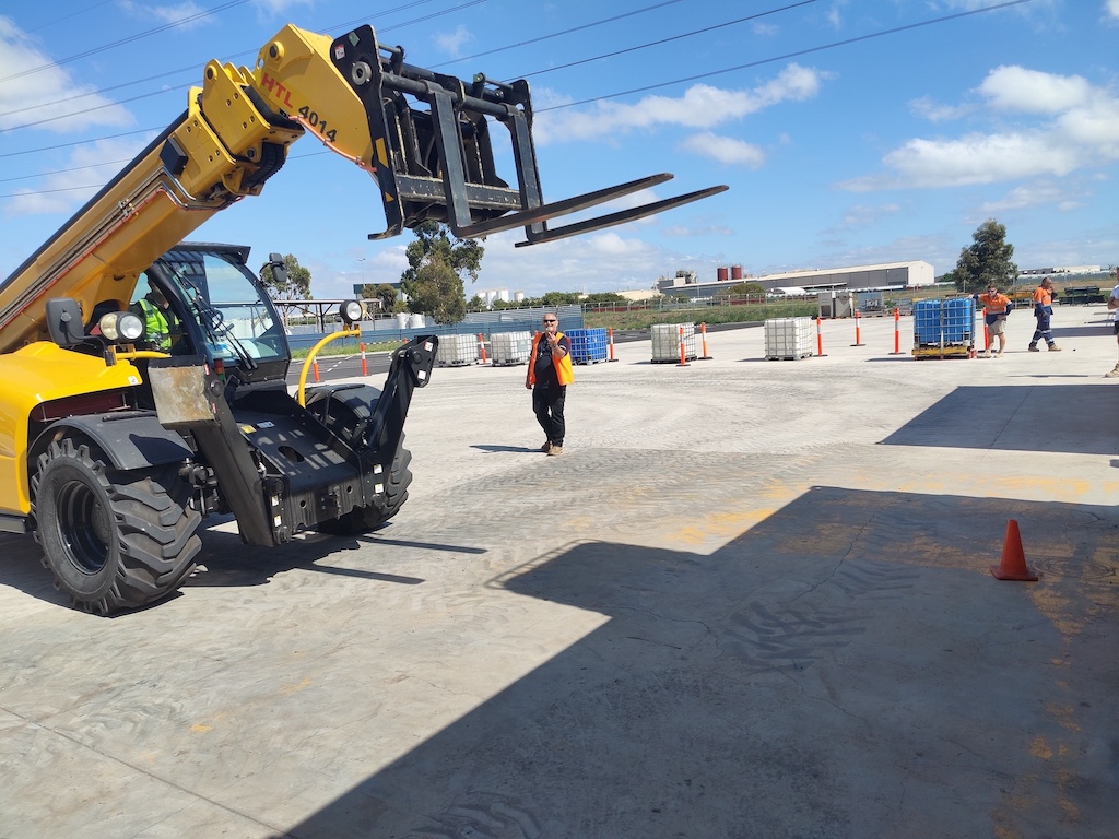 telehandler ticket melbourne