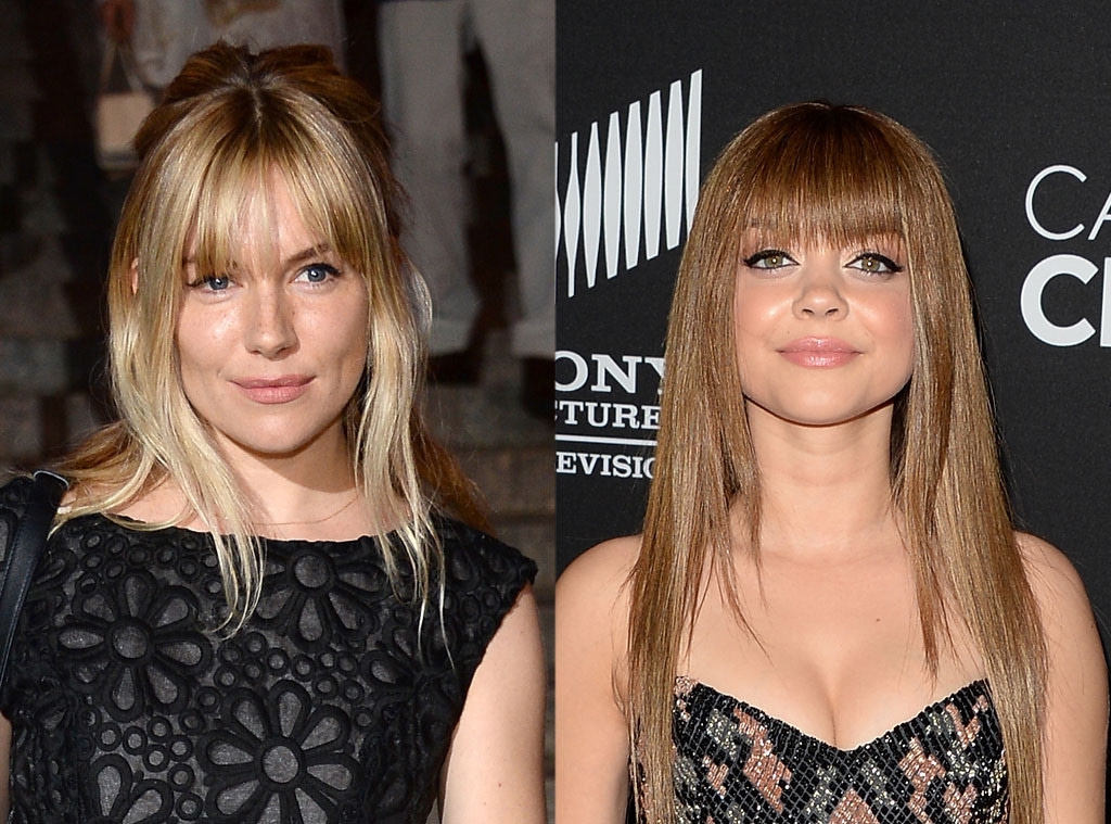 sienna miller with bangs