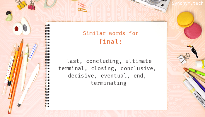 final synonym