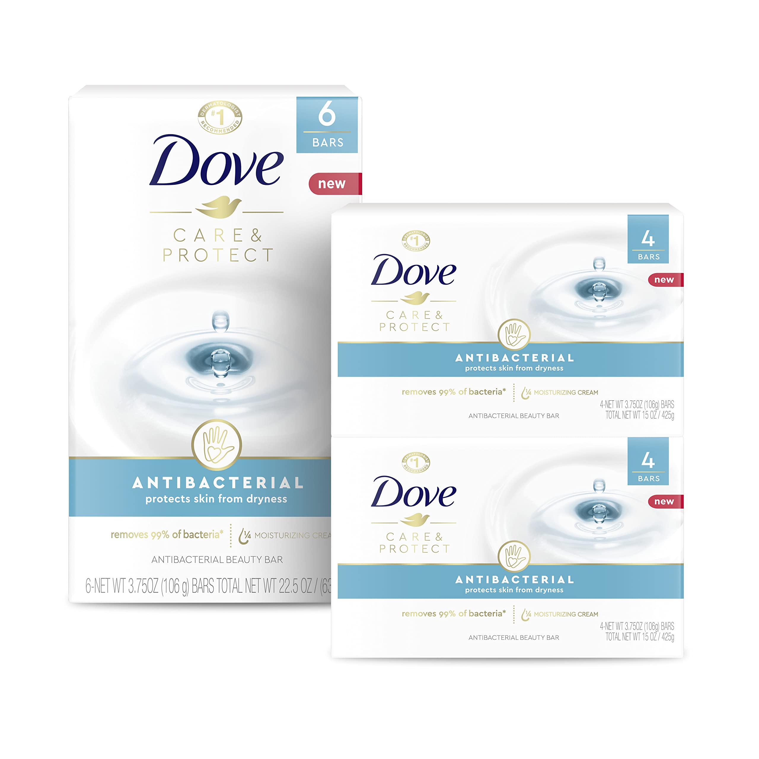 is dove soap antibacterial