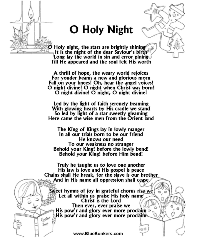 lyrics to oh holy night