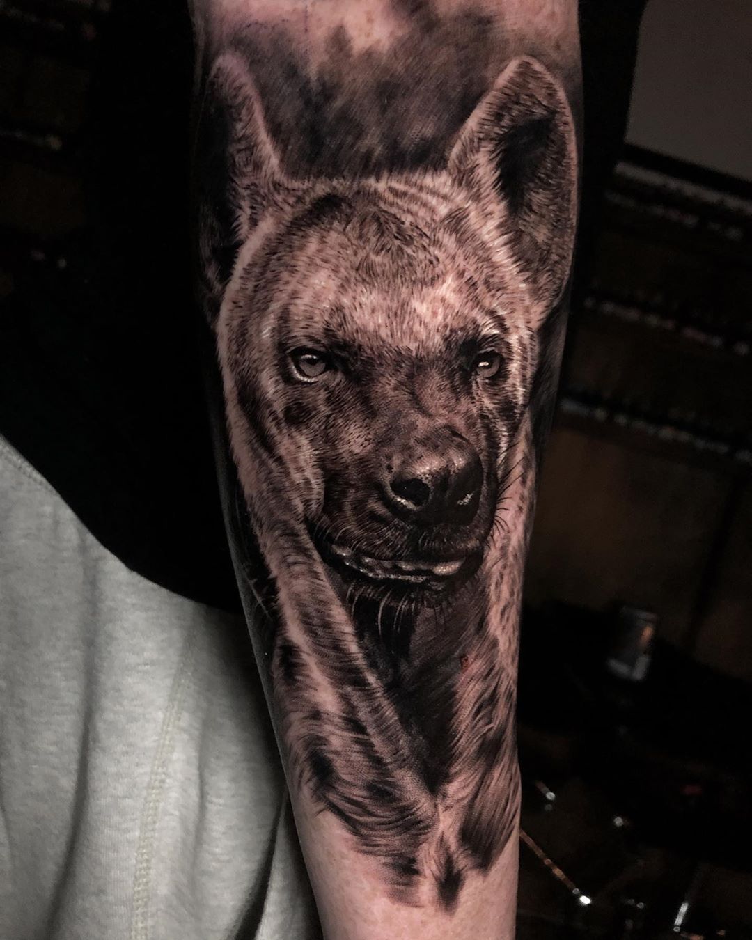 hyena tattoo