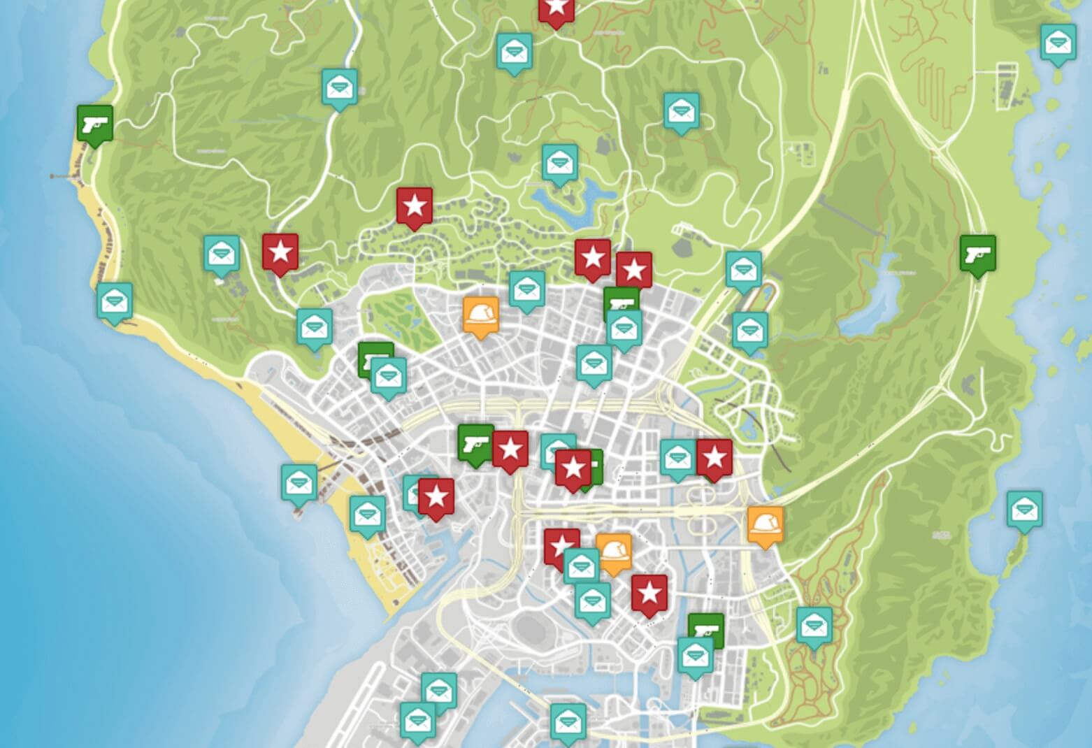 gta 5 interactive map