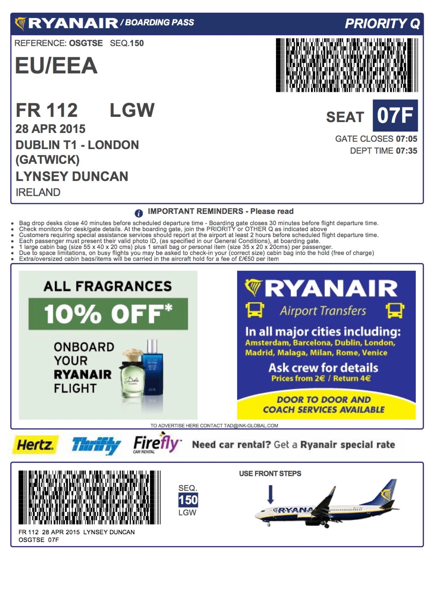 ryanair boarding pass pdf